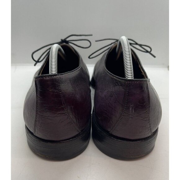 Vintage Allen Edmonds Caribbean Collection Ashbury Loafer Shoes 11.5 D Wine Red - Picture 4 of 9